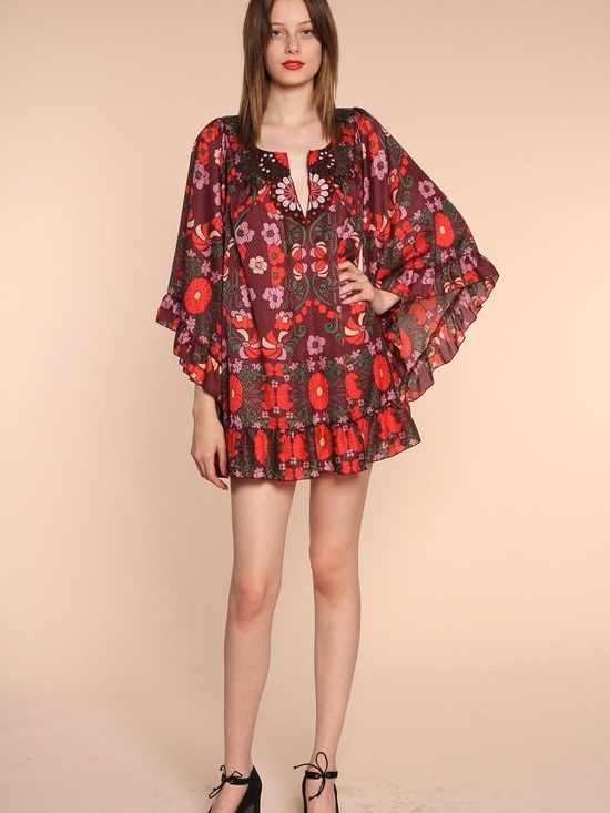 Anna Sui Dresses & Skirts - Anna Sui Designer Embroidered Tunic / Mini Dress 2014